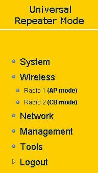 4.2. Wireless EOR7550 provides 2 separate Radio Channel which allows you configuring your device into different