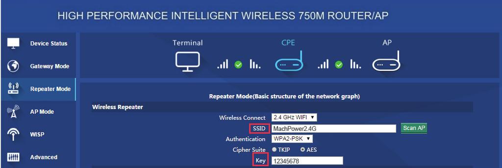 And if this Wireless AP can t scan any SSID, pls check if there are 5G wireless signal. C.