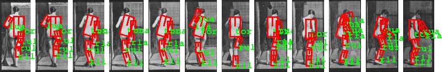 Figure 3: Examples of tracking a person.