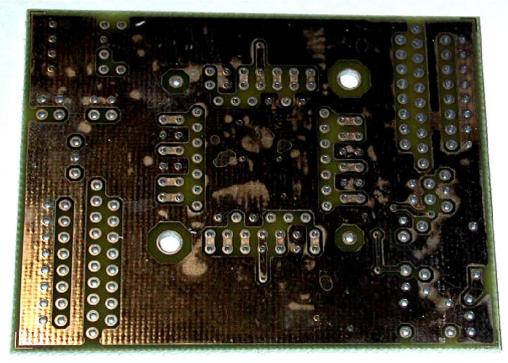Figure 9: Top layer of the XPIC board without any components. on, an RF generator was used, which required a DC block in order to be connected to the XPIC board.
