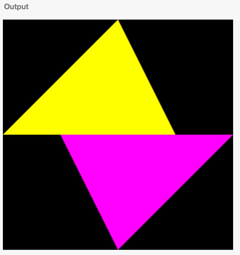 Two triangles hxp://jsbin.
