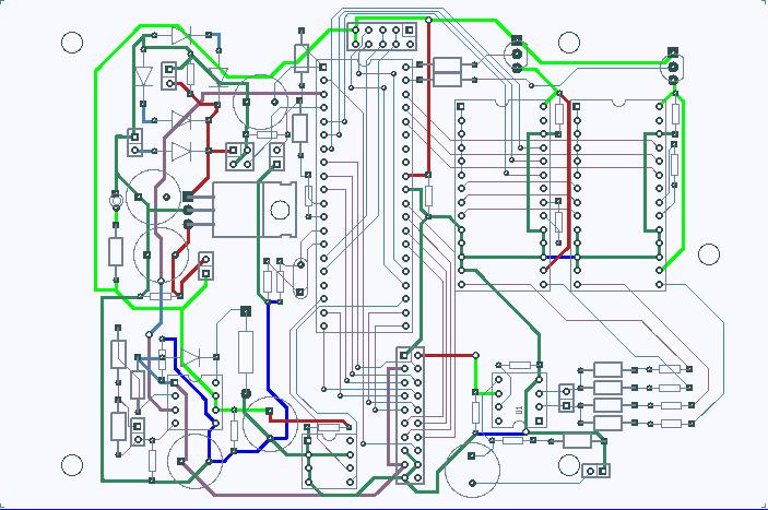0: Printed-Circuit Fab Layout for Duel Tetris (using Linux