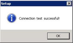 The system will attempt to connect to the server specified in the Select MSSQL server host name field.