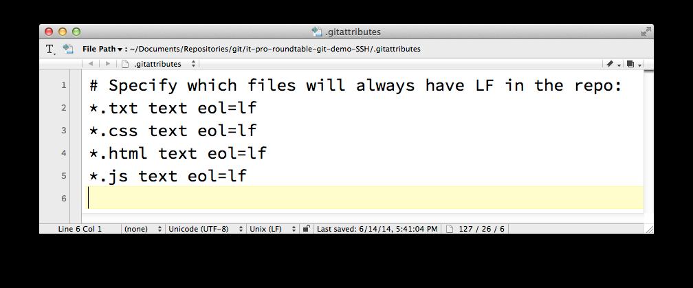 Git Attributes