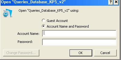 Requirements Access to the Queries database. This requires: FileMaker Pro (version 10) valid account and password the client and the host must be on the same local area network.
