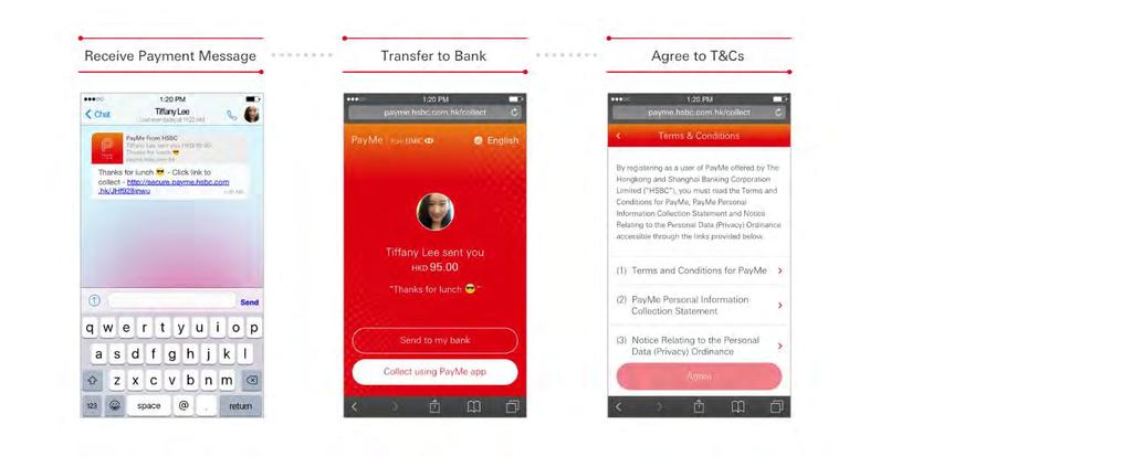 Receives money as a new user without PayMe The Hongkong and Shanghai Banking Corporation Limited The Hongkong and Shanghai Banking Corporation Limited is the founding member
