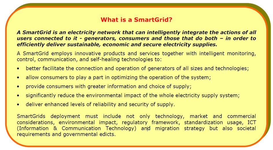 What is a SmartGrid?
