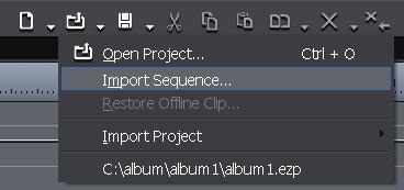 5 Import P2 clips with P2 SELECT.