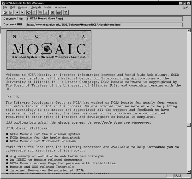 DeDonno HTML 5 Mosaic 1993