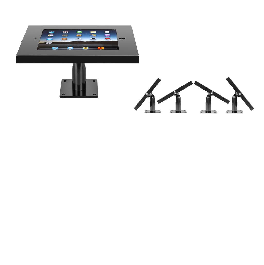 Kiosk Solutions SecureDock Uno Desk Tilt Adjustable, high-security enclosure and mount for ipad 2, 3, 4, Air, Air 2 and ipad Pro The SecureDock Uno Desk Tilt is an ideal for mounting your ipad on