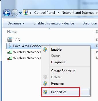 connected to the NHP5010 by Wireless Right click on the Wireless Network Connection->select