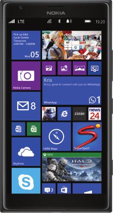 5 Smartphones Nokia Lumia1520 R395.