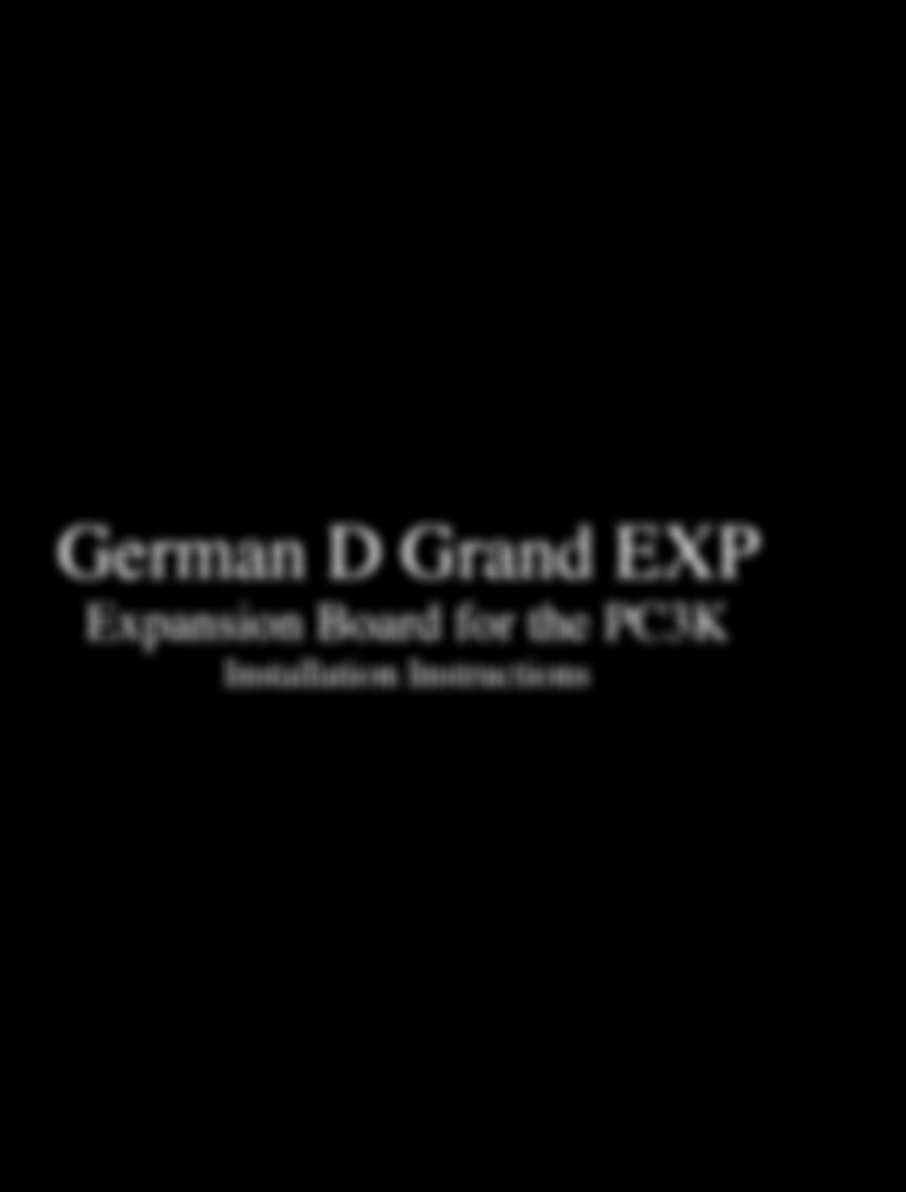 German D Grand EXP Expansion Board