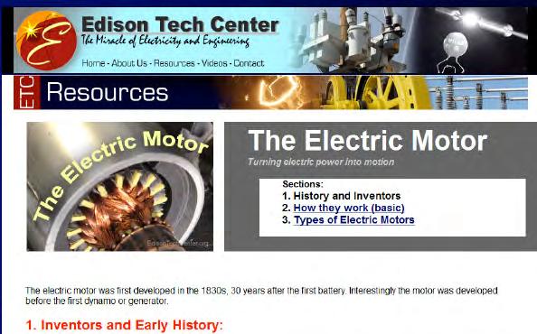Motors (AC and DC) Website with comprehensive explanation of AC and DC motor types.
