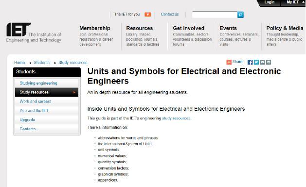 Institution of Engineering and Technology (IET).