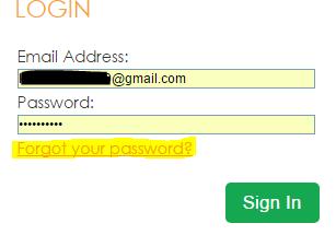 After that you will receive an email with a temporary password directing you back to the site to login.