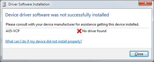 4. Configration 4.1. USB Driver Installation These instructions illustrate how to correctly install the USB driver in Windows platform.