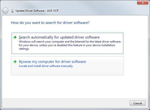 3. To install the driver, click on "Browse my