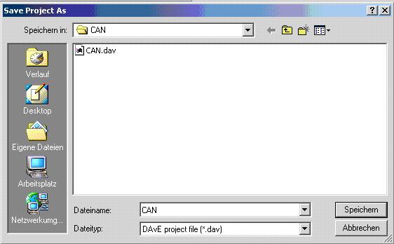 HOT Exercise CAN - DAvE Configurations Save DAvE Project Page 43 Save your DAvE Project File Go to