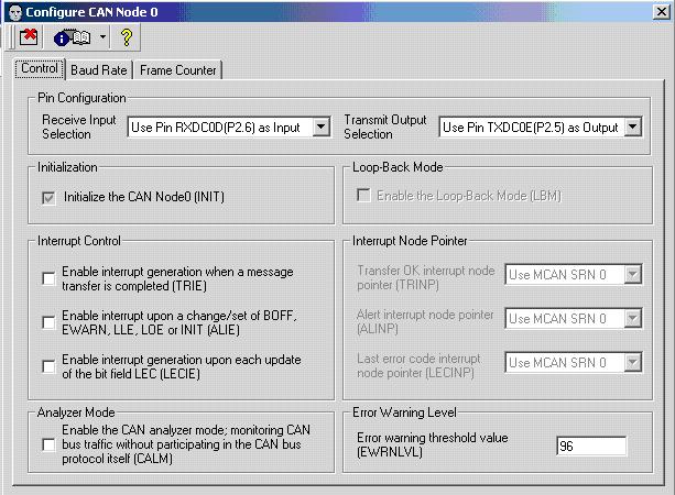 HOT Exercise CAN_2 - DAvE Configurations MultiCAN settings Page 29 Configure CAN Node 0 General: