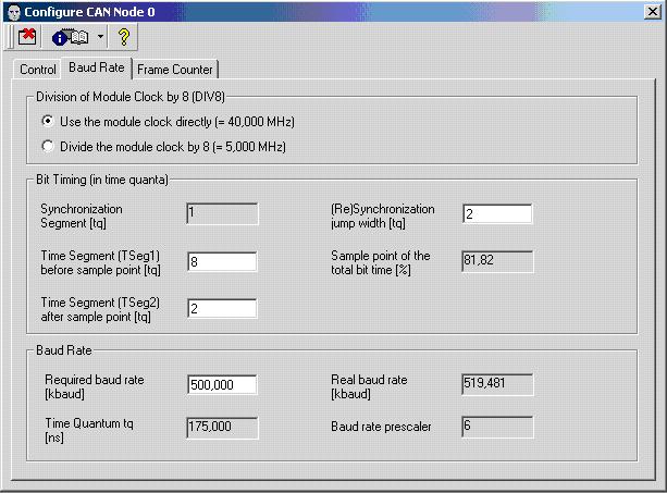 HOT Exercise CAN_2 - DAvE Configurations MultiCAN settings Page 30 Configure CAN Node 0 Baud