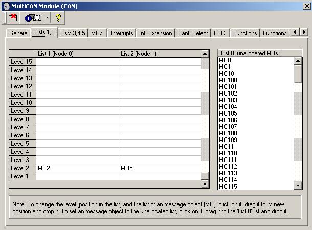 HOT Exercise CAN_ - DAvE Configurations A MultiCAN settings Configure MultiCAN List,
