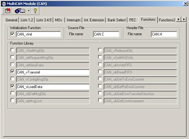 HOT Exercise CAN_ - DAvE Configurations A MultiCAN settings Configure