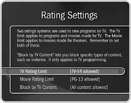 When Parental Controls are temporarily turned off, they re-lock automatically after four hours if you don t use your remote. Parental Controls won t relock in the middle of a show.