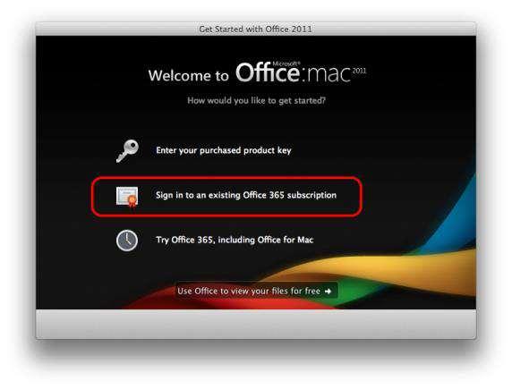 How to download Office 365 ProPlus on Mac computers.