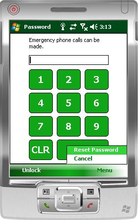 12.3 Display Recovery Password If you insert a wrong password eight times all the data on the