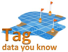 Tag the data you know Now that users can see the wealth of file and field information, they can begin to annotate the data using "tags.