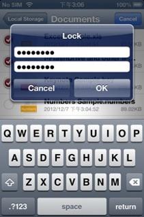 Select files to lock In Lock Mode, select those files you wish to lock up Add