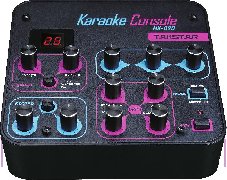KORAOKE CONSOLE MX-620 USER MANUAL GUANGDONG TAKSTAR ELECTRONIC CO., LTD.