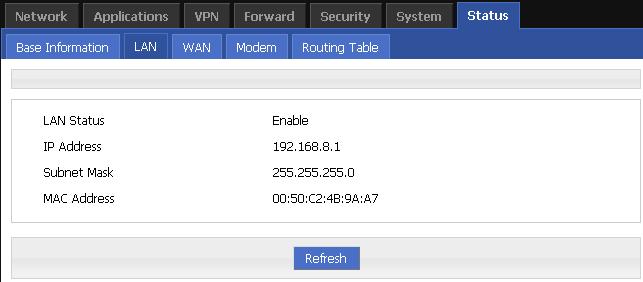 info Router hardware version info OS and application software info. 5.8.