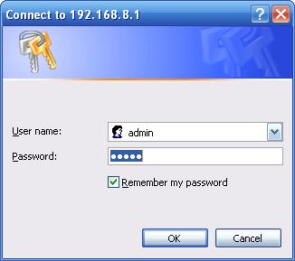 Figure 4-7 User identity page Step 2 User should use default user name and password when log in