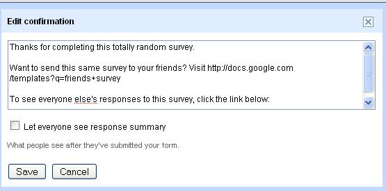 If you want to keep the survey information private and confidential: Click on More Action drop down arrow.