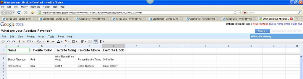 How: From Google Docs page: File>New Spreadsheet Click on Form> Create Form The form will pop up