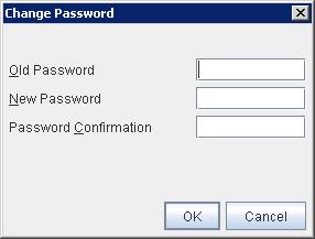 Password for Reference Set a password to connect to the WebManager in the reference mode. Click Change to display the Change Password dialog box.