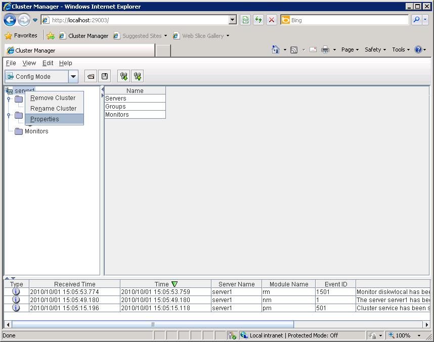 Chapter 2 Creating configuration data 3. Check the file system and verify if the one file (clp.