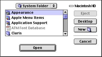 Windows Mac OS 4 Create a new directory by clicking Create (Windows) or New Folder (Mac). 5 Click OK. The font backup file is saved.