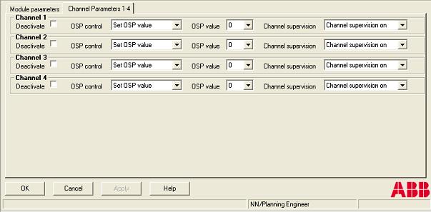 Section 3 Run-time Operation DO890 Channel parameters tab Figure 66.