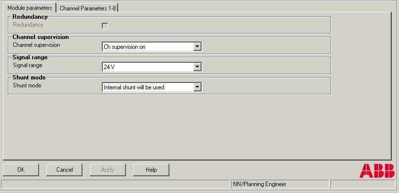 DP840 Section 3 Run-time Operation Module parameters tab Figure 69.