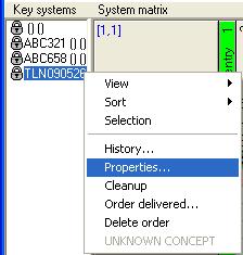 X. 7 Perform changes of the Key system X.7.1 Modify system properties Attributes on key system level is changed by This is the same dialog as described in chapter X.