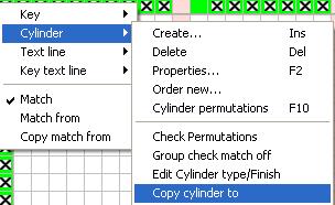 rightclick If the new cylinder shall be put directly to the right of the previous, just click