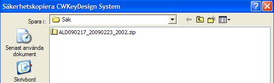 Then, select location of the backup file File will be named by system s number+date+time Directory for backup copies etc.