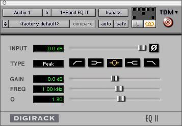 This floating window lets you set the controls of any realtime plug-in insert in use on a track.