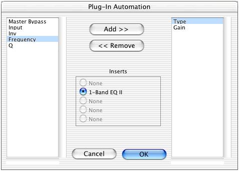 To apply some swing to the delay value, adjust the Groove slider. Automating Plug-Ins You can automate changes to plug-in controls.
