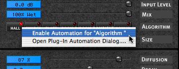 4 Click OK to close the Plug-In Automation dialog.