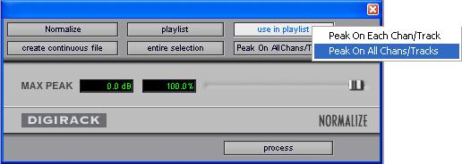 File Mode Selector From this menu you can select whether or not the AudioSuite plug-in will process the selected audio destructively or non-destructively, and how the original files will be modified.