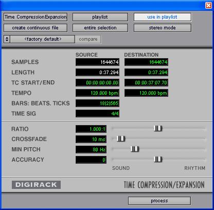To create an audio region using the Signal Generator plug-in: 1 Make a selection in the Tracks window. 2 Choose AudioSuite > Signal Generator.
